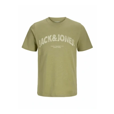 Bild av Jack &amp; Jones Joralmeria Bold branding Tee Ss Cn Pls, Cedar, 5XL