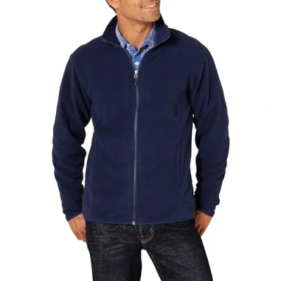 Bild av Amazon Essentials Men&#039;s Fleecejacka med dragkedja (finns i Big &amp; Tall), Marinblå, M