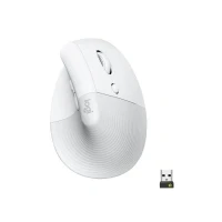 Bild av Logitech Lift for Business Right Handed Off white Ergonomisk mus Optic 6 knappar Vit