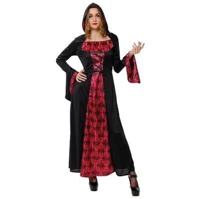 Bild av Rubies Mystisk vampyrdräkt för kvinnor, huvklänning, officiell halloween, karneval, fester och cosplay
