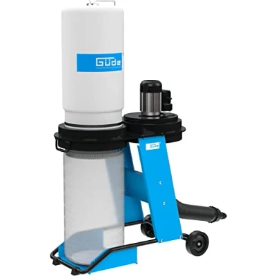 Bild av Güde 55442 sugsystem GAA 65.1 (230 V, 550 W motoreffekt, för alla träbearbetningsmaskiner med 100 mm Ø suganslutning) Blå/Vit