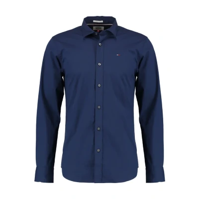 Bild av Tommy Jeans Original Stretch Fritidsskjorta, Svart, XXL