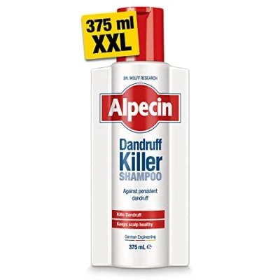 Bild av Alpecin Dandruff Killer Shampoo 1x 375ml Avlägsnar och förebygger mjäll effektivt Hårvård för män som tillverkats i Tyskland