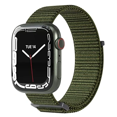 Bild av EAZY CASE armband kompatibelt med Apple Watch 38 mm 40 41 42 justerbart ersättningsarmband av nylon Sport Loop Series 9 8 7 6 5 4 3 2 1 SE för kvinnor och män