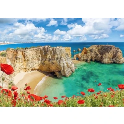 Bild av Ravensburger Jigsaw puzzle Poppies in the Algarve Portugal 1000 pcs. Golv