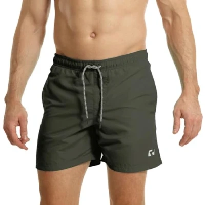 Bild av RIPT Performance Herrar Essentials Quick Dry UV 50 Solskydd Badshorts Badbyxor,Kolgrå, M