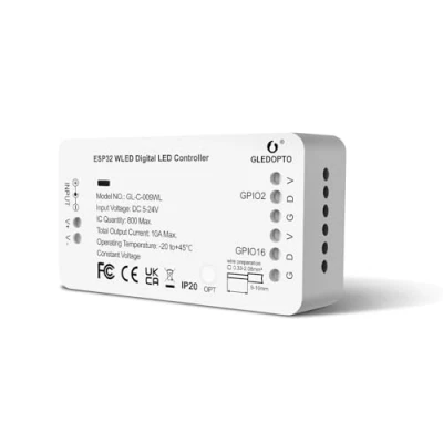 Bild av GLEDOPTO WLED styrenhet digital adresserbar LED remsa WS2811, WS2812B, SK6812, WS 2801 APA 012, APA104 (WLED)