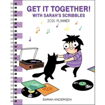 Bild av Sarah&#039;s Scribbles 12 Month 2026 Monthly/Weekly Planner Calendar: Get It Together!