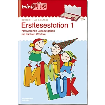 Bild av miniLÜK. Erstlesestation 1: Motivierende Leseaufgaben mit leichten Wörtern ab Klasse 1