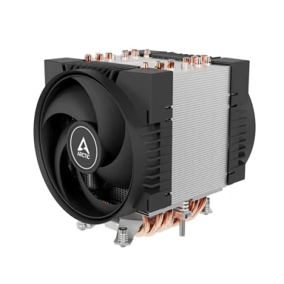 Bild av ARCTIC Freezer 4U SP5 CPU kylare för server for AMD SP5, &amp; UP, EPYC, 2 x 120 mm fläktar, 3003300 rpm, 4 polig PWM anslutning, 10 heatpipes, LGA6096