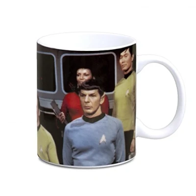 Bild av Logoshirt® Star Trek I USS Enterprise Crew porslinsmugg kaffekopp, 300 ml färgad presentförpackning licensierad originaldesign