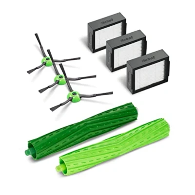 Bild av iRobot Originalreservdel underhållssats med 1 uppsättning gummiborstar, 3 x hörn och kantborstar högpresterande filter, för Roomba Combo j5/+, i8/+ e/i/i serien (inte j7/+,