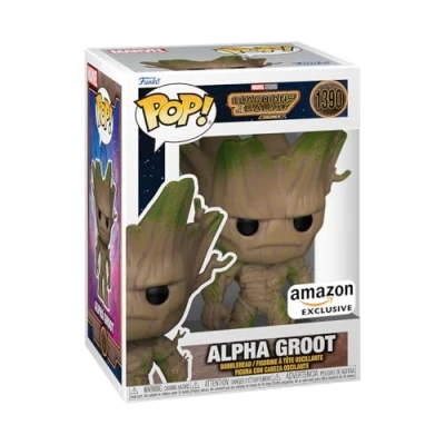 Bild av Funko POP! Marvel: Guardians Of the Galaxy3 Alpha Groot Galaxy Amazon Exclusive Samlingsbar vinylfigur Presentidé Officiell Merchandise Leksaker för barn och vuxna