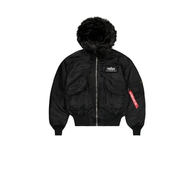 Bild av Alpha Industries 45P Hooded Custom Vinterjacka, Storlek: Large, Black
