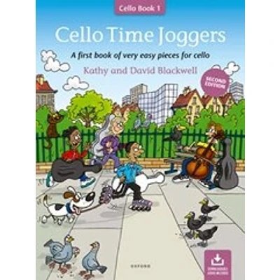 Bild av Kathy &amp; david blackwell : cello time joggers recueil + enregistrement(s) en ligne, seconde edition: A first book of very easy pieces for