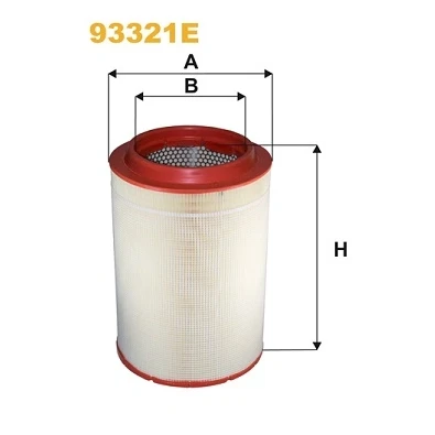 Bild av WIX FILTERS 93321E Filtre à air 461 313 Cartouche filtrante IVECO: Stralis, Trakker, S WAY