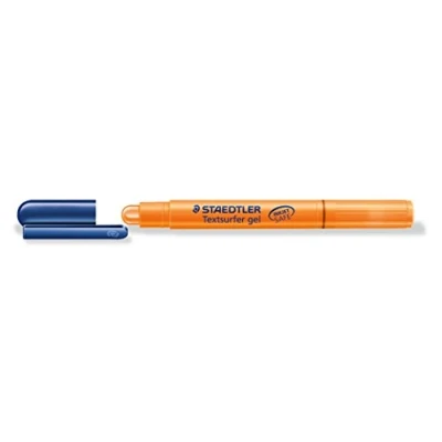 Bild av Staedtler 264 4 Textsurfer gel Trockentextmarker, 10 Stück im Kartonetui, orange