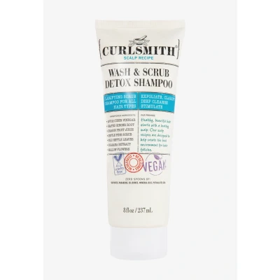 Bild av Curlsmith WASH AND Scrub Detox Shampoo Hårvård, Storlek: 237 ml,