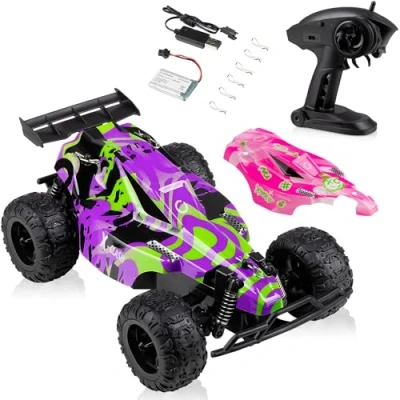 Bild av Overmax X Clash Fjärrstyrd RC bil för barn från 8 år, skala 1:22, 25 km/h, räckvidd upp till 100 m, bakhjulsdrift, 2 batterier 600 mAh, 30 min. Kul