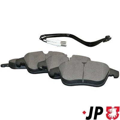 Bild av JP GROUP 3163600610 Jeu de plaquettes frein Essieu avant contact signal d&#039;usure inclus PEUGEOT: 508 I Berline, SW, 407 Berline