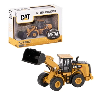 Bild av Diecast Masters 85608 Caterpillar hjullastare 950 m, detaljerad CAT byggfordon i displayfönsterlåda, skala 1:64, ca 13,5 x 4,6 5,6 cm, från 8 år, lämplig för samlare och som gåva