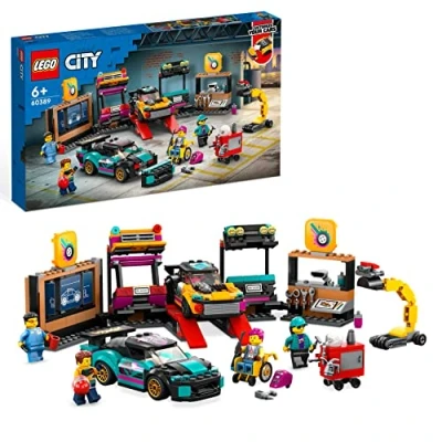Bild av LEGO City Great Vehicles Specialbilverkstad Byggsats med Leksaksbil, Innehåller 4 Minifigurer, Presentidé för Pojkar och Flickor 60389