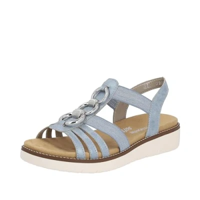 Bild av Remonte Damer D2073 sandal, Blå stålblå 12, 36 EU