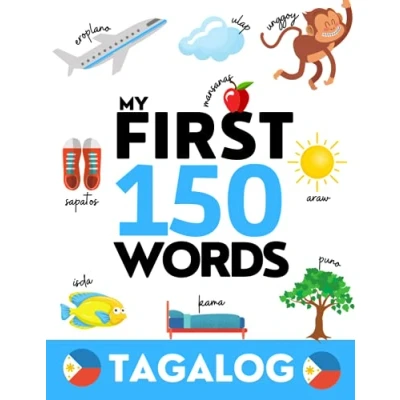 Bild av TAGALOG: My First 150 Words Learn Tagalog (Filipino) Kids and adults