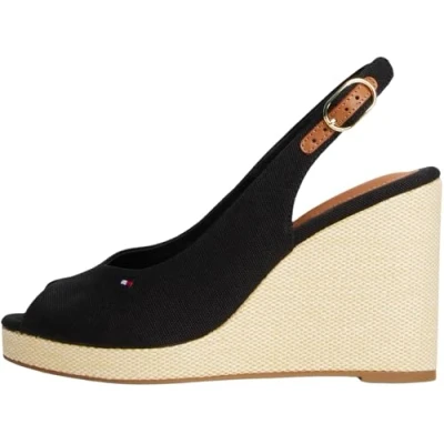 Bild av Tommy Hilfiger FLAG Platåpumps, Storlek: 39, Black Textil