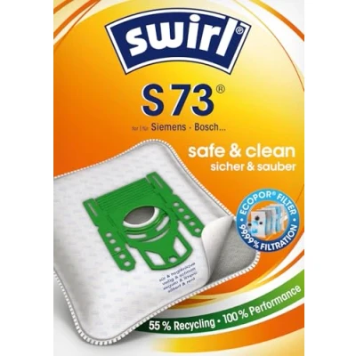 Bild av Swirl S 73 Dammsugarpåsar för Bosch Paket med 10