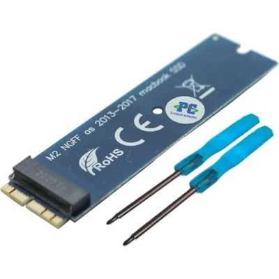 Bild av Sintech M.2 nVME SSD adapterkort, uppgraderingssats, kompatibel med MacBook Air (20132017 år) och PRO (sent 20132015 år, iMac