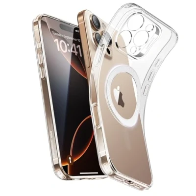 Bild av ESR för iPhone 16 Pro Max fodral, kompatibel med MagSafe, kameraskydd, stöttåligt tunt motstår gulnande och repor, magnetiskt telefonfodral Max, Noll serien, klar