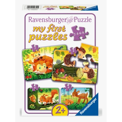 Bild av Ravensburger My First Puzzles Forest Animal Fun Pussel 4 i 1