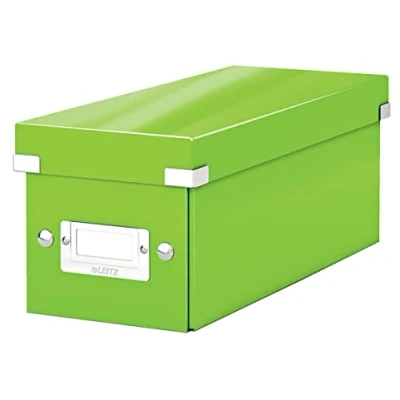 Bild av Leitz WOW Click and Store Förvaringsbox för CD skivor, grön, 60410054