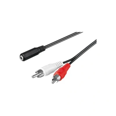 Bild av Goobay 50442 ljudkabel uttag 3,5 mm till chinch adapter, AUX kontakt (L/R), 1,4 m