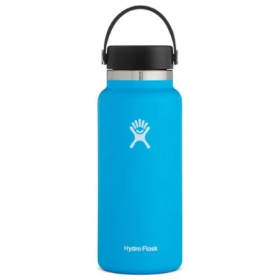 Bild av HYDRO FLASK Drickflaska 946 ml (32 oz) Vakuumisolerad stålflaska i rostfritt stål med läckagesäker Flex Cap rem Flaska BPA fri Bredmun Pacific