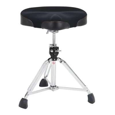 Bild av Gibraltar Drum Stool, Stool 9000 Series Saddle Neoprene, 9608NM (Diameter: 42cm, Neopren Seat, Memory Lock, Double Strut Base, &#039;Super Foot&#039; Rubber Feet)