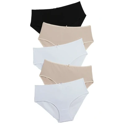 Bild av Ulla Popken stora storlekar damer midjelapp Slip, 5 pack basic