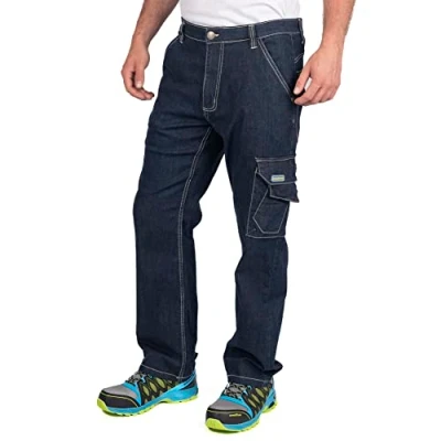 Bild av Goodyear herr arbetsbyxor, Denimblå, 36W x 31L