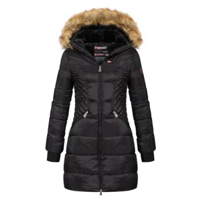 Bild av Geographical Norway Damtäckjacka/vinterparkas, Abby huva, svart, S