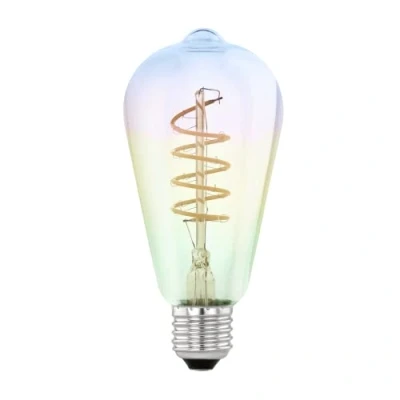 Bild av EGLO LED filamentlampa E27 4W ST64 820 Filament iridescent dimbar