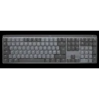 Bild av Logitech MX Mechanical trådlöst bakgrundsbelyst tangentbord, taktila tysta brytare, belysta tangenter, Bluetooth, USB C, macOS, Windows, Linux, iOS, Android, Metal, Layout Pan Nordic QWERTY Grå