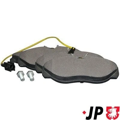 Bild av JP GROUP 4163602310 Jeu de plaquettes frein Essieu avant contact signal d&#039;usure inclus PEUGEOT: Boxer Van, Minibus, FIAT: Ducato II Bus