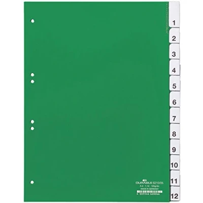 Bild av Durable 621005 Insticksregister 1 12, grön