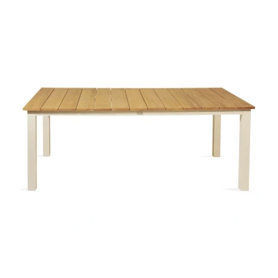 Bild av Venture Design, Mexico Matbord 100x210 cm Vit/Teak