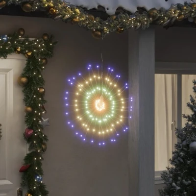 Bild av VidaXl Julbelysning 4 St 140 Led Flerfärgad 17 Cm