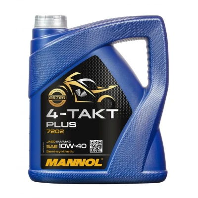 Bild av Mannol 4 Takt Plus 10W 40 4I Huile moteur MN7202