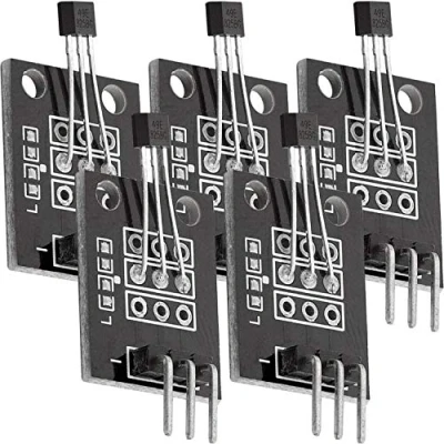 Bild av AZDelivery 5 x KY 035 magnetisk Hall sensor modul analog kompatibel med Arduino och Raspberry Pi inklusive E Book!