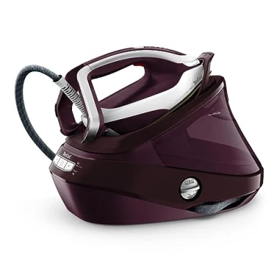 Bild av Tefal GV9810 Pro Express Vision Ångstrykstation Smart LED lampa på strykjärnet kraftfullt 8,3 bar tryck 180 g/min. Ånga 680 extra ångpuff antikalksystem röd/vit