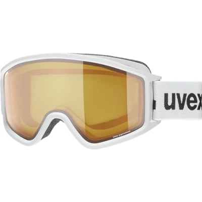 Bild av uvex g.gl 3000 LGL skidglasögon för dam och herr imskydd imfritt synfält med förstoring white matt/lasergold lite blue one size